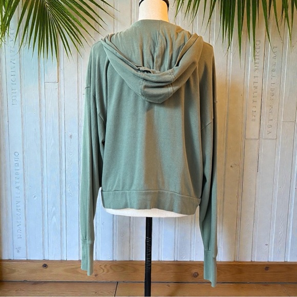 Sweaty Betty Green Hooded Pullover Sweatshirt | Size M - Picture 4 of 15